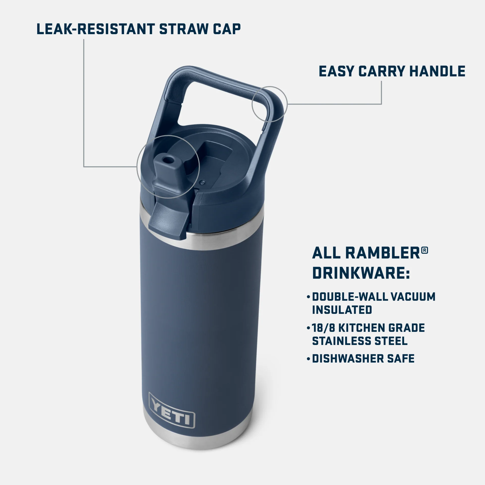 Rambler® 18 oz (532 ml) Fles - Image 4