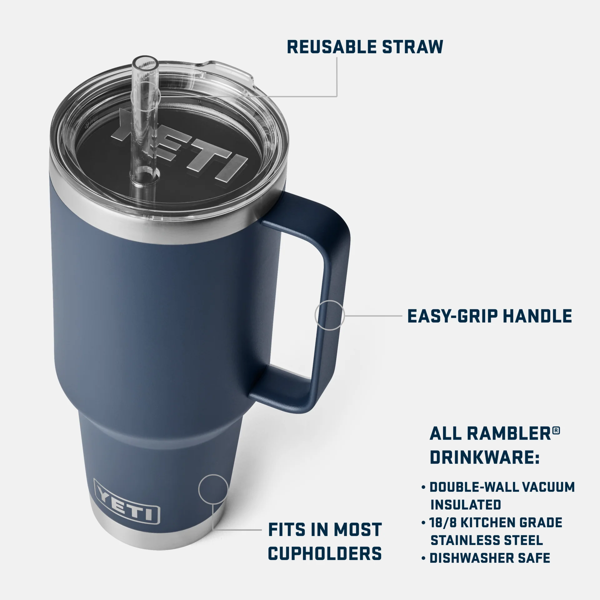 Rambler® 42 oz (1,2 l) Mok - Image 5