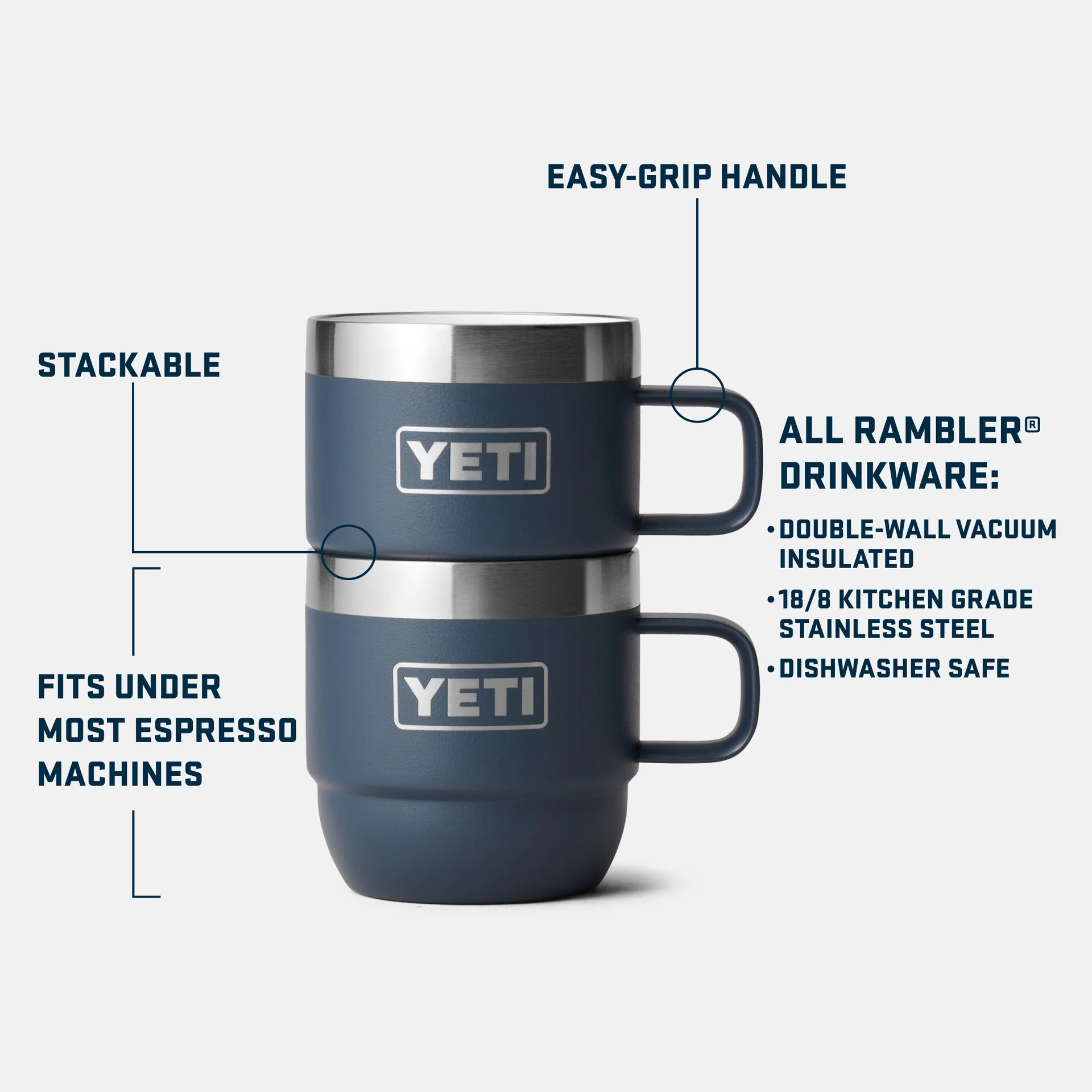 Rambler® 6 oz (177 ml) stapelbare mokken - Image 9